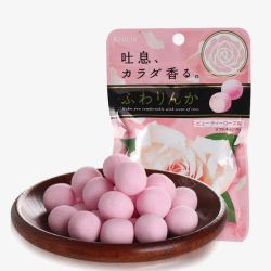 日本零食玫瑰花口味糖果高清图片