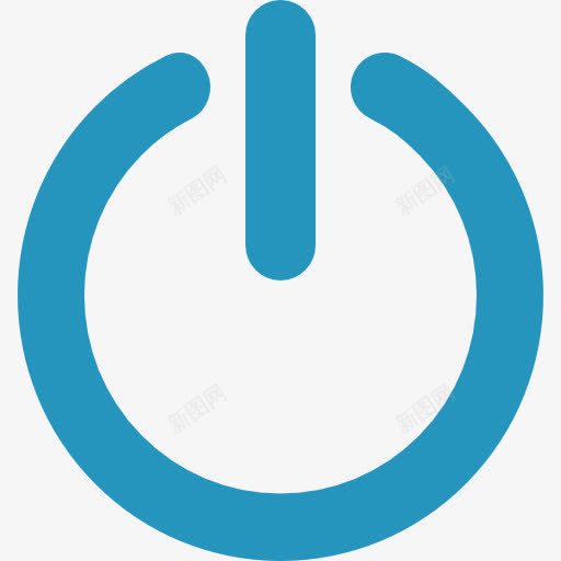 电源按钮图标png_新图网 https://ixintu.com 启动按钮 多媒体 多媒体选项 技术 接通电源 用户界面 电力 电源按钮 能源