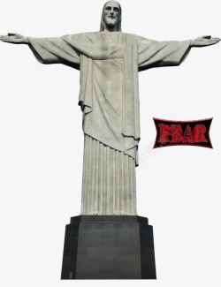 石雕像巴西耶稣石雕像高清图片