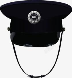 帽绳编号警察帽高清图片
