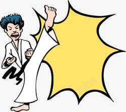 格斗游戏跆拳道武士高清图片