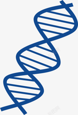手绘DNA分子图素材