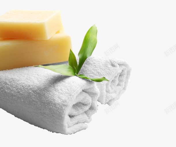 spa毛巾香皂摄影png免抠素材_新图网 https://ixintu.com SPA SPA用品 毛巾 香皂