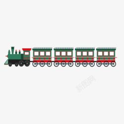 蒸汽式的火车手绘蒸汽火车蒸汽机车高清图片