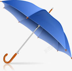 彩色遮阳伞蓝色卡通雨伞高清图片