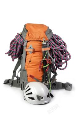 登山绳子登山运动装备高清图片
