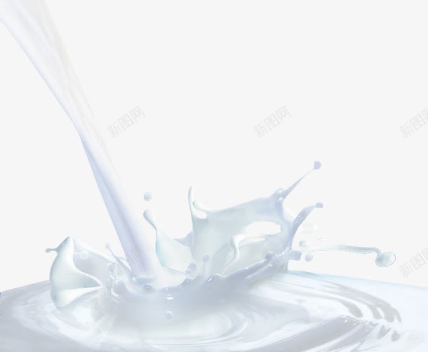 鲜牛奶png免抠素材_新图网 https://ixintu.com 奶滴 新鲜 水滴 甘醇 飞溅的牛奶