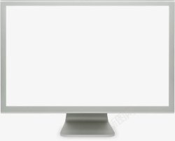 纯白平板电脑屏幕素材