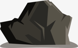 岩石层岩石黑色岩石山石矢量图高清图片