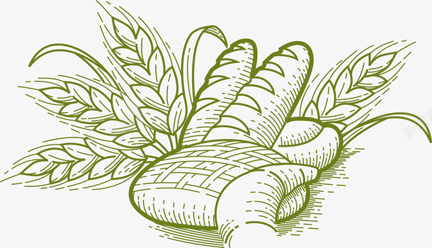 农产品logo插画矢量图图标ai_新图网 https://ixintu.com 产品设计 健康 农产品 农产品设计 创意 绿色 矢量图