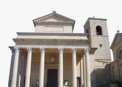 钢筋水泥圣马力诺大教堂高清图片