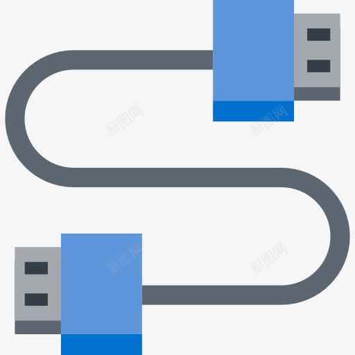 USB图标png_新图网 https://ixintu.com USB 技术 港口 电子 电缆 连接