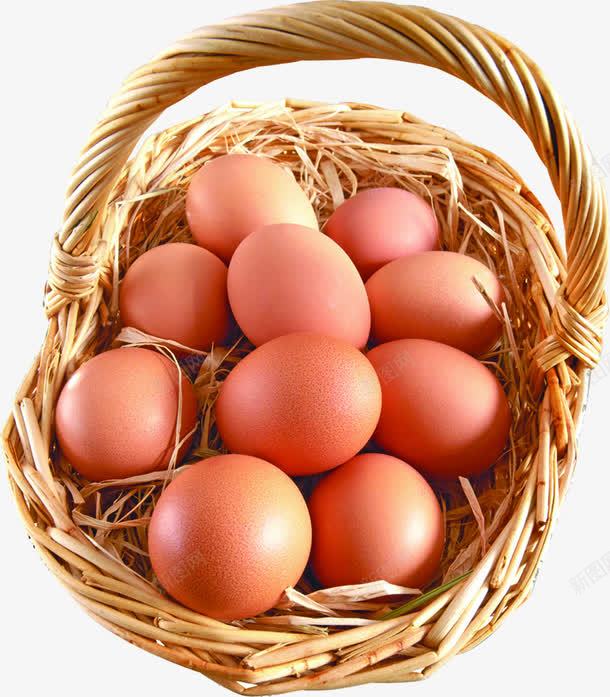 新鲜鸡蛋编织篮子png免抠素材_新图网 https://ixintu.com 新鲜 篮子 篮子里的鸡蛋 编织 鸡蛋