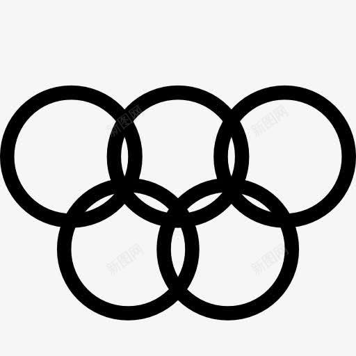 体育奥林匹克五环图标png_新图网 https://ixintu.com olympic rings sports 体育 北京奥运logo 奥运 环