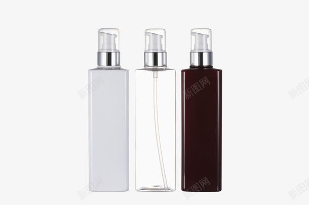 喷雾式化妆瓶png免抠素材_新图网 https://ixintu.com 三色 化妆瓶 喷雾式 白色