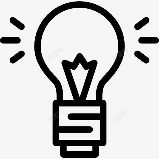 创作过程图标png_新图网 https://ixintu.com 发明 技术 灯泡 理念 电力 电气