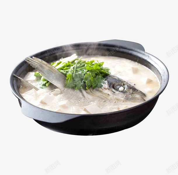 鱼头豆腐汤清汤汤羹png免抠素材_新图网 https://ixintu.com 佳肴 汤羹 清汤 色鲜味美 菜肴 香菜 鱼头豆腐 鱼头豆腐汤