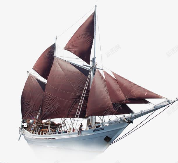 棕色巨大帆船团队png免抠素材_新图网 https://ixintu.com 团队 巨大 帆船 棕色