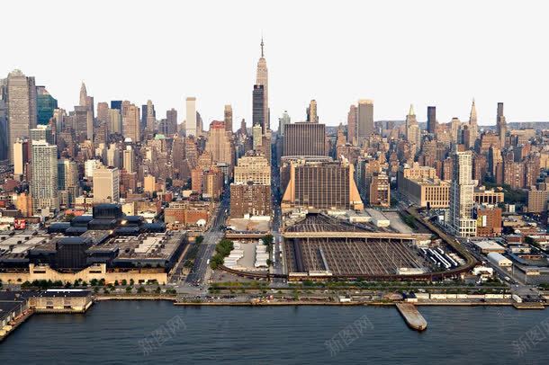 美国纽约png免抠素材_新图网 https://ixintu.com 城市 城市鸟瞰 建筑群 素材 鸟瞰