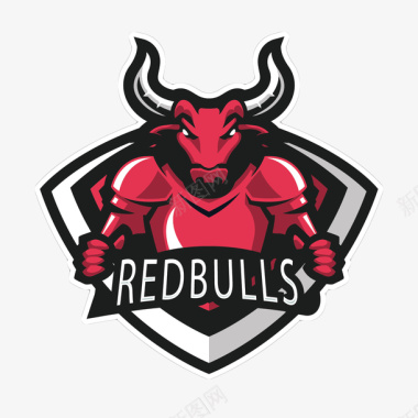 红牛体育竞技游戏logo矢量图图标图标