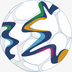 精美足球2018足球世界杯足球插画矢量图高清图片