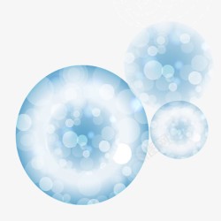 Q版熘熘球蓝色水晶球高清图片