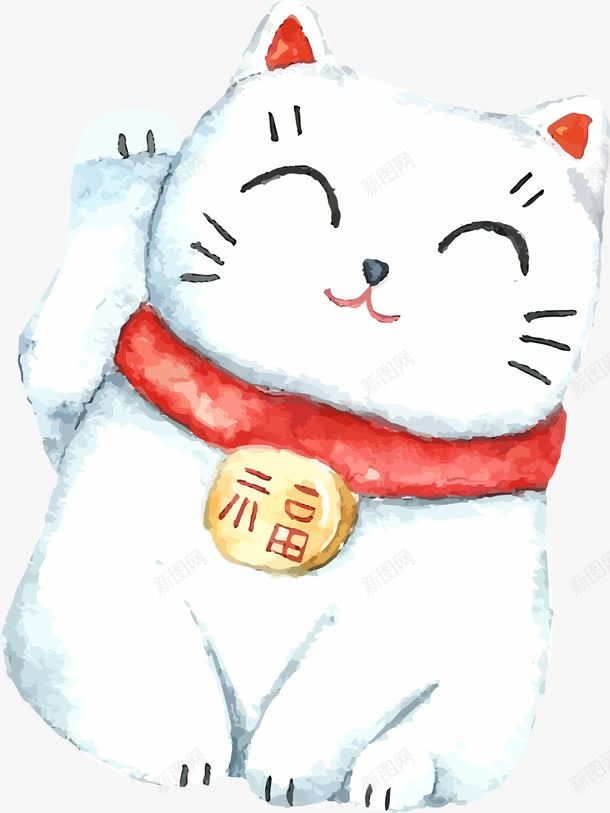 卡通发财猫png免抠素材_新图网 https://ixintu.com 动物 卡通 发财猫 可爱 手绘 招财猫 萌