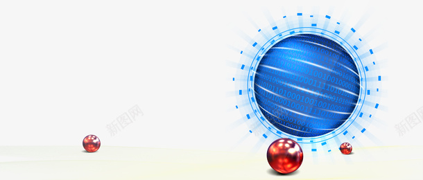 科技元素星球圆球光效png免抠素材_新图网 https://ixintu.com 光效 圆球 星球 科技元素