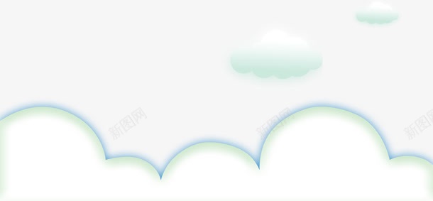 白色云朵底边装饰png免抠素材_新图网 https://ixintu.com 云朵底边 云朵底边装饰 白色云朵底边 白色云朵装饰