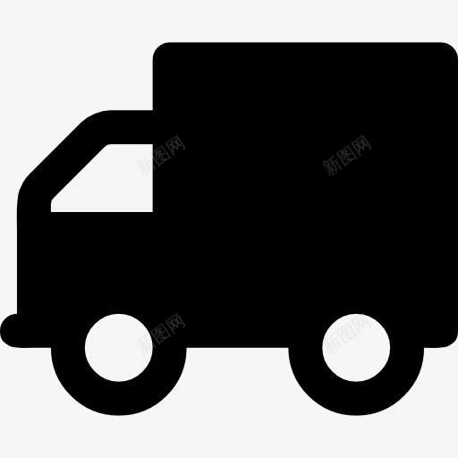送货车的轮廓图标png_新图网 https://ixintu.com 交付 卡车的剪影 运输 运输卡车 送货卡车