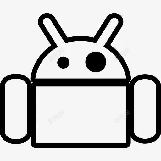 Android的象征图标png_新图网 https://ixintu.com 机器人 机器人操作系统 标识 软件