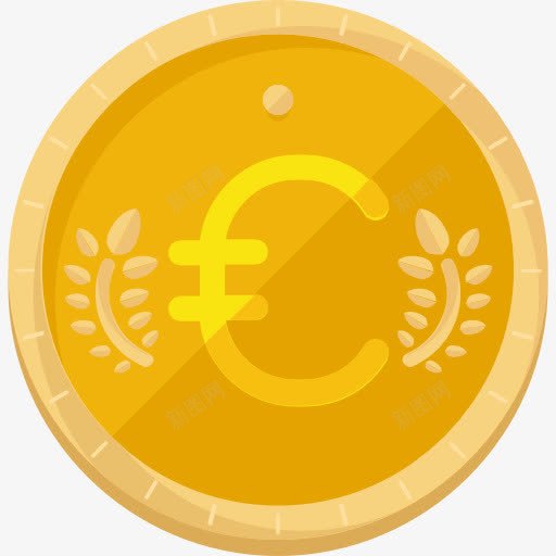 欧元图标png_新图网 https://ixintu.com 交换 交易 商业 商业和金融 商务 欧元 货币 购物 钱