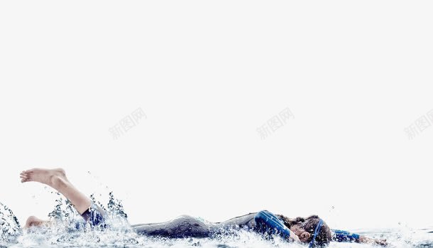 水里游泳的人png免抠素材_新图网 https://ixintu.com 比赛 水花 波浪 游泳 运动