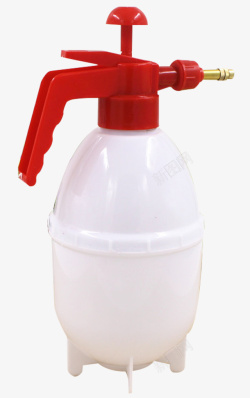 洒水瓶压缩式手提白色喷雾器高清图片