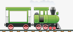 蒸汽火车插图素材