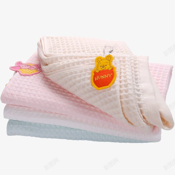可爱卡通加绒面料png免抠素材_新图网 https://ixintu.com 产品实物 加绒面料 婴儿加绒浴巾 粉色 粉色毛巾 纯棉浴巾