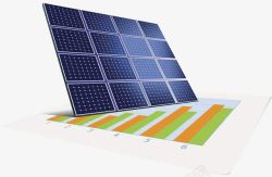 环保发电光伏太阳能发电板高清图片