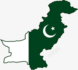 巴基斯坦地图巴基斯坦地图矢量图高清图片