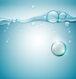 医疗资源矢量水元素气泡背景高清图片