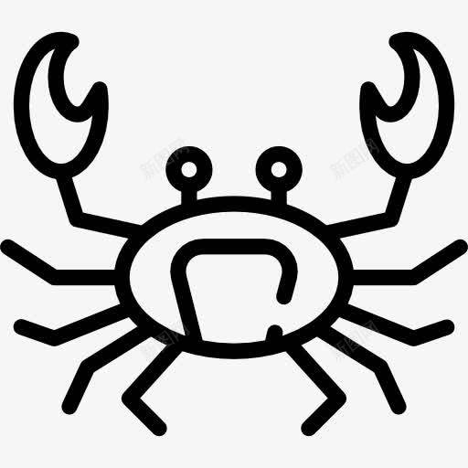 大螃蟹图标png_新图网 https://ixintu.com 动物 水产 水族馆 海洋生物 海滩 海鲜