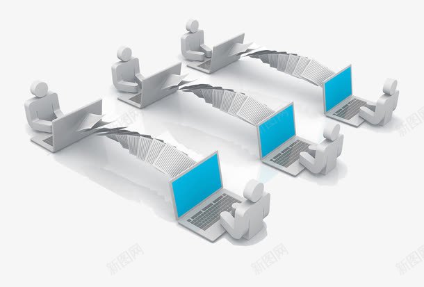 数据传输概念模型png免抠素材_新图网 https://ixintu.com 传输 信息共享 数据 数据中心 数据传递 概念模型