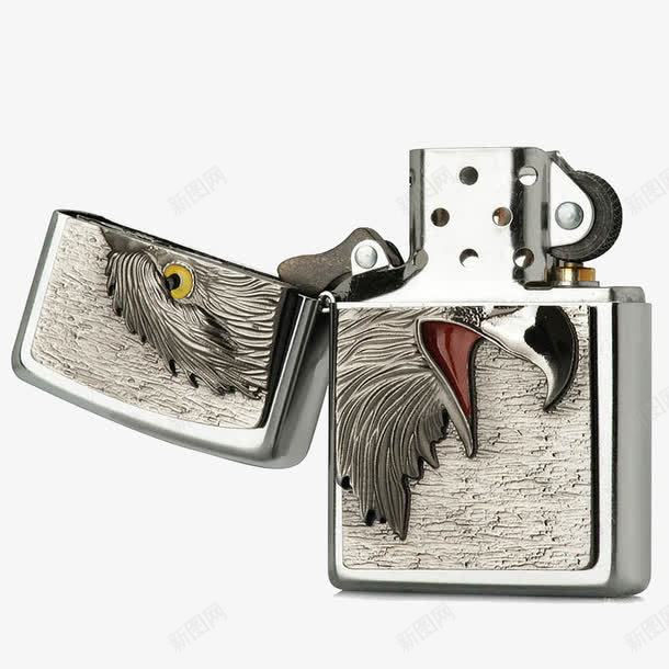 Zippo欧洲风鹰头png免抠素材_新图网 https://ixintu.com ZIPPO Zippo 产品实物 仿古银 复古 打火机 欧洲风 芝宝 花纹 英文 蚀刻 金属 镀银 雕花