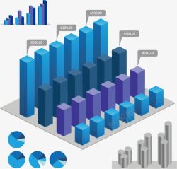 财务数据统计信息图标高清图片