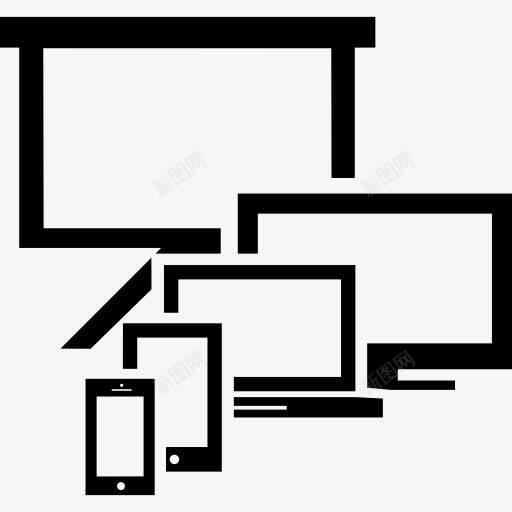 各种尺寸各种屏幕组图标png_新图网 https://ixintu.com 不同的组 屏幕 屏幕尺寸 工具 工具和器具 格式多样 现代屏风