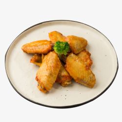 奥尔良烤翅中奥尔良风味烤鸡翅高清图片