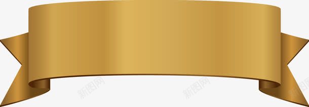 金色丝带标题图案png免抠素材_新图网 https://ixintu.com 丝带 图案 标签 标题 金色