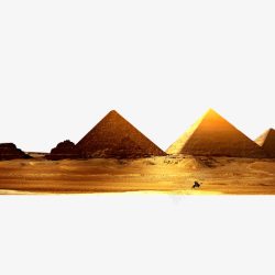 埃及金沙漠素材