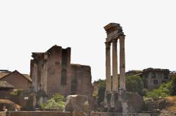 意大利古罗马废墟风景5素材