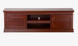 木头桌棕色实木电视柜高清图片