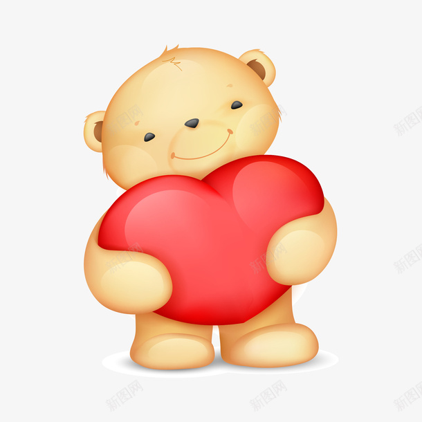 可爱棕色爱心泰迪熊png免抠素材_新图网 https://ixintu.com 卡通 可爱泰迪熊 手绘风格 棕色泰迪熊 泰迪熊公仔 爱心泰迪熊 玩具公仔